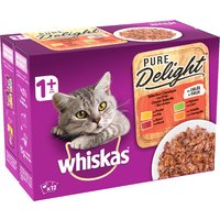 Whiskas 1+ Adult Pure Delight en bolsitas 48 x 85 g - Pure Delight selección clásica en gelatina
Whiskas 1+ Adult Pure Delight en bolsitas 48 x 85 g - Pure Delight selección clásica en gelatina
