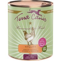 Terra Canis Vitality comida húmeda para perros 6 x 800 g - Pollo con castaña, albaricoque y altramuz
Terra Canis Vitality comida húmeda para perros 6 x 800 g - Pollo con castaña, albaricoque y altramuz