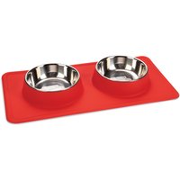 Comedero doble Karlie Diner Set Silikon Dex con base de silicona - 2 x 350 ml, 14 cm de diámetro - Rojo
Comedero doble Karlie Diner Set Silikon Dex con base de silicona - 2 x 350 ml, 14 cm de diámetro - Rojo