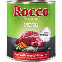 Rocco Menú 6 x 800 g - Vacuno con verduras y arroz
Rocco Menú 6 x 800 g - Vacuno con verduras y arroz