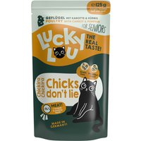 Lucky Lou Senior 16 x 125 g comida húmeda para gatos - Ave
Lucky Lou Senior 16 x 125 g comida húmeda para gatos - Ave