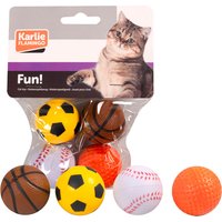 Pelotas Karlie de goma esponjosa para gatos - 4 unidades
Pelotas Karlie de goma esponjosa para gatos - 4 unidades