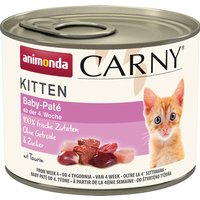 Animonda Carny Kitten 12 x 200 g - Pack Ahorro - Baby-Paté
Animonda Carny Kitten 12 x 200 g - Pack Ahorro - Baby-Paté