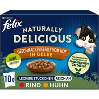 Felix Naturally Delicious 10 x 80 g - Pack mixto - Selección de granja en gelatina
Felix Naturally Delicious 10 x 80 g - Pack mixto - Selección de granja en gelatina