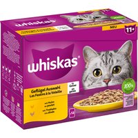 Whiskas Senior 12 x 85 g en bolsitas - Pack mixto - 11+ Selección de ave en gelatina
Whiskas Senior 12 x 85 g en bolsitas - Pack mixto - 11+ Selección de ave en gelatina