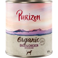 Purizon Organic 6 x 800 g comida ecológica para perros - Pato y pollo con calabacín
Purizon Organic 6 x 800 g comida ecológica para perros - Pato y pollo con calabacín