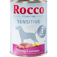Rocco Sensitive 6 x 400 g - Pavo y patatas
Rocco Sensitive 6 x 400 g - Pavo y patatas