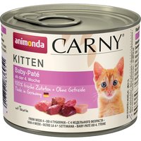 Animonda Carny Kitten 6 x 200 g - Baby-Paté
Animonda Carny Kitten 6 x 200 g - Baby-Paté