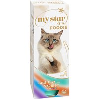 My Star is a Foodie comida para gatos - Oferta de prueba - 10 x 90 g (4 variedades) 
My Star is a Foodie comida para gatos - Oferta de prueba - 10 x 90 g (4 variedades)