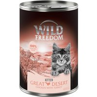 Wild Freedom Kitten 6 x 400 g - Great Desert con pavo y pollo
Wild Freedom Kitten 6 x 400 g - Great Desert con pavo y pollo