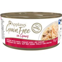 Applaws Grainfree en salsa 6 x 70 g - Pollo con pato
Applaws Grainfree en salsa 6 x 70 g - Pollo con pato