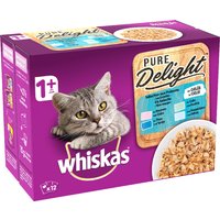 Whiskas 1+ Adult Pure Delight en bolsitas 24 x 85 g - Pure Delight selección de pescados en gelatina
Whiskas 1+ Adult Pure Delight en bolsitas 24 x 85 g - Pure Delight selección de pescados en gelatina
