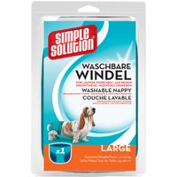 Simple Solution pañal lavable para perros - Talla L, 1 unidad
Simple Solution pañal lavable para perros - Talla L, 1 unidad