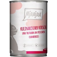 MjAMjAM comida húmeda para gatos 6 x 400 g - venado y pavo culinarios sobre arándanos frescos 
MjAMjAM comida húmeda para gatos 6 x 400 g - venado y pavo culinarios sobre arándanos frescos