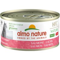 Almo Nature HFC Made in Italy 24 x 70 g - Pack Ahorro - Salmón 
Almo Nature HFC Made in Italy 24 x 70 g - Pack Ahorro - Salmón