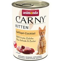 Animonda Carny Kitten 24 x 400 g - Pack Ahorro - 24 x 400 g - Cóctel de ave
Animonda Carny Kitten 24 x 400 g - Pack Ahorro - 24 x 400 g - Cóctel de ave