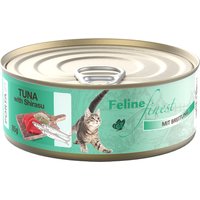 Feline Finest 6 x 85 g comida húmeda para gatos - Atún con espadín
Feline Finest 6 x 85 g comida húmeda para gatos - Atún con espadín