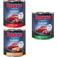 Pack mixto de prueba: Rocco Classic 6 x 800g - Mix exclusivo: vacuno puro, vacuno y salmón, vacuno y pato
Pack mixto de prueba: Rocco Classic 6 x 800g - Mix exclusivo: vacuno puro, vacuno y salmón, vacuno y pato