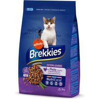 Brekkies Gatos Esterilizados con pollo, verduras y cereales integrales - Pack % - 4 x 3 kg
Brekkies Gatos Esterilizados con pollo, verduras y cereales integrales - Pack % - 4 x 3 kg
