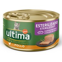 Ultima Fit & Delicious Sterilized para gatos 24 x 85 g - Pollo
Ultima Fit & Delicious Sterilized para gatos 24 x 85 g - Pollo