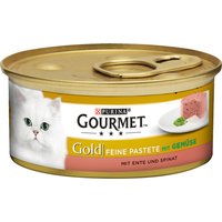 Gourmet Gold Mousse 24 x 85 g - Pato con espinacas
Gourmet Gold Mousse 24 x 85 g - Pato con espinacas