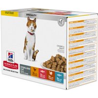 Hill's Science Plan Adult Sterilised comida húmeda para gatos - 48 x 85 g Pack mixto de pollo, pavo, salmón y trucha
Hill's Science Plan Adult Sterilised comida húmeda para gatos - 48 x 85 g Pack mixto de pollo, pavo, salmón y trucha