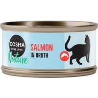 Cosma Nature 24 x 70 g comida húmeda para gatos ¡con descuento! - Salmón
Cosma Nature 24 x 70 g comida húmeda para gatos ¡con descuento! - Salmón
