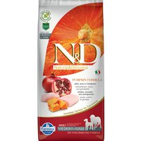 Farmina N&D Adult Medium & Maxi calabaza sin cereales con pollo y granada para perros - Pack % - 2 x 12 kg
Farmina N&D Adult Medium & Maxi calabaza sin cereales con pollo y granada para perros - Pack % - 2 x 12 kg