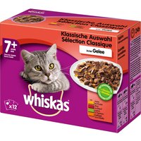 Whiskas 7+ años 96 x 85 / 100 g en bolsitas - Carnes en gelatina
Whiskas 7+ años 96 x 85 / 100 g en bolsitas - Carnes en gelatina