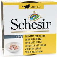 Schesir en gelatina 6 x 85 g - Atún con surimi
Schesir en gelatina 6 x 85 g - Atún con surimi