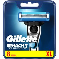 Gillette Mach 3 Turbo 3D Razor Blade Refills - 8 Pack
Gillette Mach 3 Turbo 3D Razor Blade Refills - 8 Pack