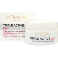 Крем L'Oreal Paris Dermo Expertise Triple Active Day Multi-Protection Moisturiser - для сухой и чувствительной кожи (50 мл)
Крем L'Oreal Paris Dermo Expertise Triple Active Day Multi-Protection Moisturiser - для сухой и чувствительной кожи (50 мл)