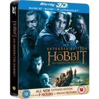 The Hobbit: An Unexpected Journey 3D - Extended Edition - Limited Edition Steelbook (Includes 2D Version and UltraViolet Copy) 
The Hobbit: An Unexpected Journey 3D - Extended Edition - Limited Edition Steelbook (Includes 2D Version and UltraViolet Copy)
