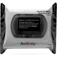 Гликолевые отшелушивающие и омолаживающие влажные салфетки Anthony 
Гликолевые отшелушивающие и омолаживающие влажные салфетки Anthony