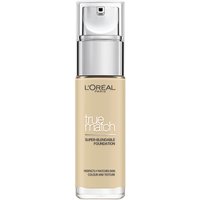 L'Oréal Paris True Match Liquid Foundation with SPF and Hyaluronic Acid 30ml (Various Shades) - Golden Ivory 
L'Oréal Paris True Match Liquid Foundation with SPF and Hyaluronic Acid 30ml (Various Shades) - Golden Ivory