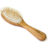 Антистатическая расческа с ручкой из оливкового дерева Hydrea London Hair Brush
Антистатическая расческа с ручкой из оливкового дерева Hydrea London Hair Brush