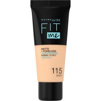 Fit Me! от Maybelline Матирующий тональный крем для сужения пор, 30 мл (разные оттенки) - 115 Ivory
Fit Me! от Maybelline Матирующий тональный крем для сужения пор, 30 мл (разные оттенки) - 115 Ivory