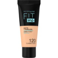 Fit Me! от Maybelline Матирующий тональный крем для сужения пор, 30 мл (разные оттенки) - 120 Classic Ivory
Fit Me! от Maybelline Матирующий тональный крем для сужения пор, 30 мл (разные оттенки) - 120 Classic Ivory