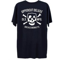 Uppercut Grease Monkey Lives T-Shirt - Navy/White Print - S 
Uppercut Grease Monkey Lives T-Shirt - Navy/White Print - S