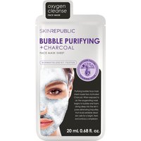 Тканевая маска для лица с древесным углем Skin Republic Bubble Purifying + Charcoal Face Mask
Тканевая маска для лица с древесным углем Skin Republic Bubble Purifying + Charcoal Face Mask