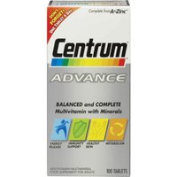 Поливитамины Centrum Advance Multivitamin Tablets - (60 таблеток)
Поливитамины Centrum Advance Multivitamin Tablets - (60 таблеток)