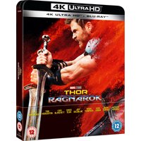 Thor: Ragnarok - 4K Ultra HD (Including 2D Blu-ray) - Zavvi Exclusive Limited Edition Steelbook 
Thor: Ragnarok - 4K Ultra HD (Including 2D Blu-ray) - Zavvi Exclusive Limited Edition Steelbook