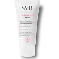 Восстанавливающий крем для сухой и поврежденной кожи рук SVR Laboratoires TOPIALYSE Mains Hand Care 50 мл
Восстанавливающий крем для сухой и поврежденной кожи рук SVR Laboratoires TOPIALYSE Mains Hand Care 50 мл