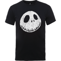 Disney The Nightmare Before Christmas Jack Skellington Crinkle Black T-Shirt - XS 
Disney The Nightmare Before Christmas Jack Skellington Crinkle Black T-Shirt - XS