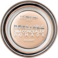 L'Oréal Paris Infallible Concealer Pomade 15g (Various Shades) - 01 Light
L'Oréal Paris Infallible Concealer Pomade 15g (Various Shades) - 01 Light