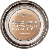 L'Oréal Paris Infallible Concealer Pomade 15g (Various Shades) - 02 Medium
L'Oréal Paris Infallible Concealer Pomade 15g (Various Shades) - 02 Medium