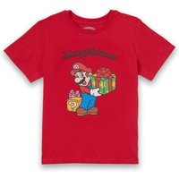 Nintendo Super Mario Merry Christmas Present Kids' T-Shirt - Red - 3-4 Years
Nintendo Super Mario Merry Christmas Present Kids' T-Shirt - Red - 3-4 Years