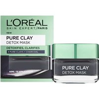L'Oréal Paris Pure Clay Detox Face Mask 50ml
L'Oréal Paris Pure Clay Detox Face Mask 50ml