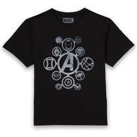 Avengers Distressed Metal Icon Men's T-Shirt - Black - XS
Avengers Distressed Metal Icon Men's T-Shirt - Black - XS