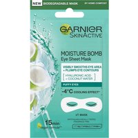 Garnier Hyaluronic Acid and Coconut Water Hydrating Replumping Eye Sheet Mask 6g
Garnier Hyaluronic Acid and Coconut Water Hydrating Replumping Eye Sheet Mask 6g